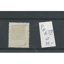 Nederland P10 A-IV  VFU/gebr  CV 35 €