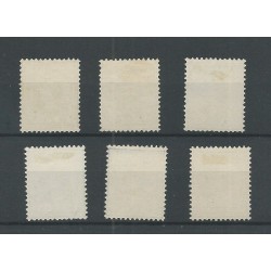 Suriname  23-28 Wilhelmina  MH/ongebr  CV 150 €
