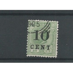 Suriname  31f  "gebroken T"  VFU/gebr  CV 25 €