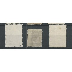 Suriname 34-36 Hulpuitgifte VFU/gebr CV 45 €