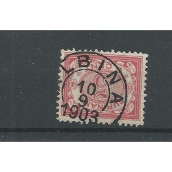 Suriname 46 Cijfer met "ALBINA 1903" stempel VFU/gebr CV ?? €