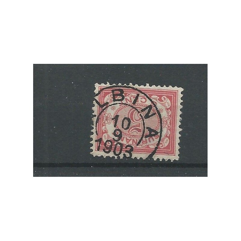 Suriname 46 Cijfer met "ALBINA 1903" stempel VFU/gebr CV ?? € Suriname 46 Cijfer met "ALBINA 1903" stempel VFU/gebr CV ?? €