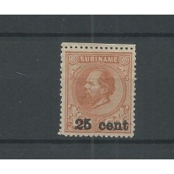 Suriname 38A Hulpuitgifte MH/ongebr CV 170 € Certificaat !!