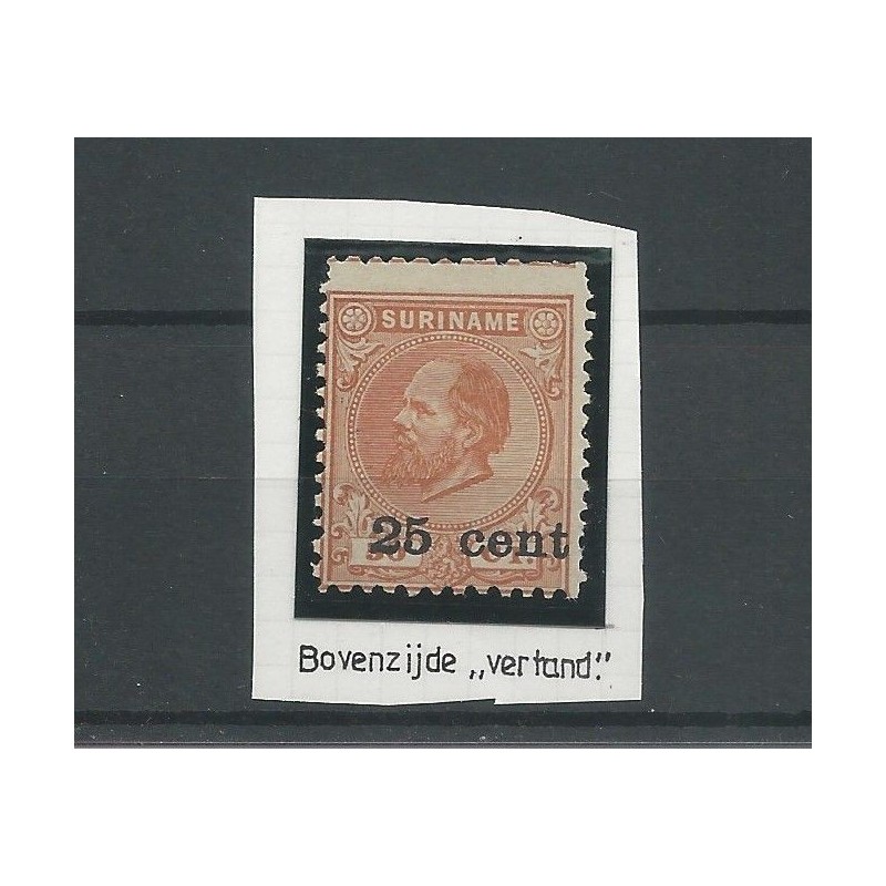 Suriname 38 Hulpuitgifte "Vertand" MH/ongebr CV ?? € Suriname 38 Hulpuitgifte "Vertand" MH/ongebr CV ?? €