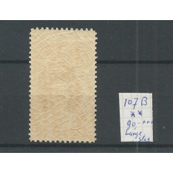 Suriname 107B  Wilhelmina LANGE SLAG MNH/postfris  CV 90++ €