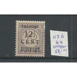 Suriname 116/117 Hulpuitgifte VARIETEITEN MH/ongebr  CV 280+