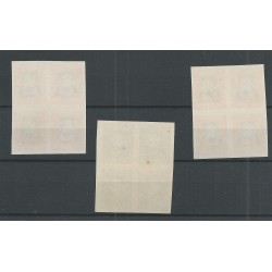 Suriname 197-199 Vrij Nederland PROEVEN in blok 4 MNH/postfris  CV 280 €