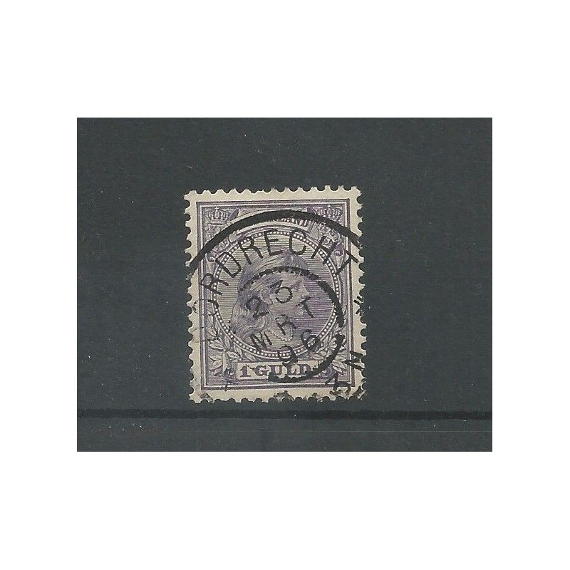Nederland 44 met "DORDRECHT 1896" grootrond VFU/gebr CV 100 € Nederland 44 met "DORDRECHT 1896" grootrond VFU/gebr CV 100 €