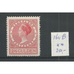 Nederland 164B  Wilhelmina MNH/postfris  CV 250 €