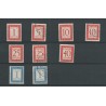 Nieuw Guinea  Port 1-6  deels MH/VFU  CV 31 €