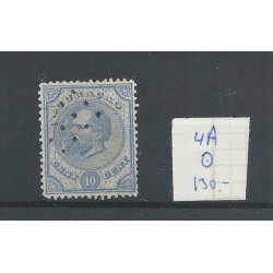 Curacao 4A Willem III VFU/gebr CV 130 €  PRACHT !!