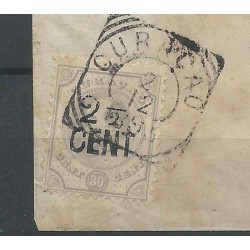 Curacao 25 op Brief   VFU/gebr CV 50 €  PRACHT !!