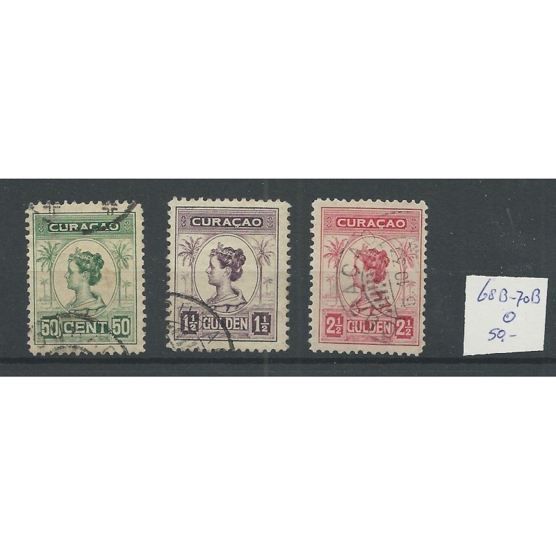 Curacao 69B-70B Wilhelmina VFU/gebr CV 50 € PRACHT !! Curacao 69B-70B Wilhelmina VFU/gebr CV 50 € PRACHT !!