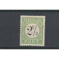 Curacao P1-III  Port 1889  MH/ongebr  CV  6 €  PRACHT !!