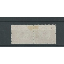 Suriname 59a TETE-BECHE  prachtig VFU/gebr  CV 150 €