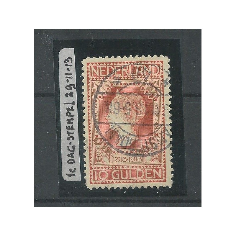 Nederland 101 Julileum 1913 met FDC-stempel VFU/gebr CV 900+ € Nederland 101 Julileum 1913 met FDC-stempel VFU/gebr CV 900+ €