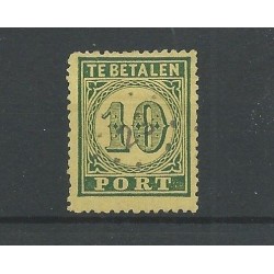 Ned. Indie P2 port 1874 met puntstempel 23 VFU/gebr  CV 190+ €