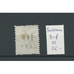 Suriname 31f   prachtig VFU/gebr  CV 25 €