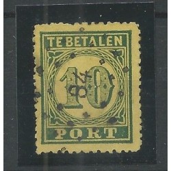 Ned. Indie P2 port 1874 met puntstempel 84 VFU/gebr  CV 190+ €