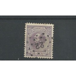 Nederland 26 met puntstempel 22  VFU/gebr  CV 10+ €