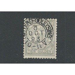 Nederland PW7 met "ROTTERD:-GOUD:SING: 1893" VFU/gebr  CV 77+ €