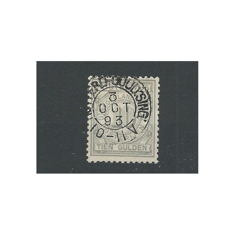 Nederland PW7 met "ROTTERD:-GOUD:SING: 1893" VFU/gebr CV 77+ € Nederland PW7 met "ROTTERD:-GOUD:SING: 1893" VFU/gebr CV 77+ €