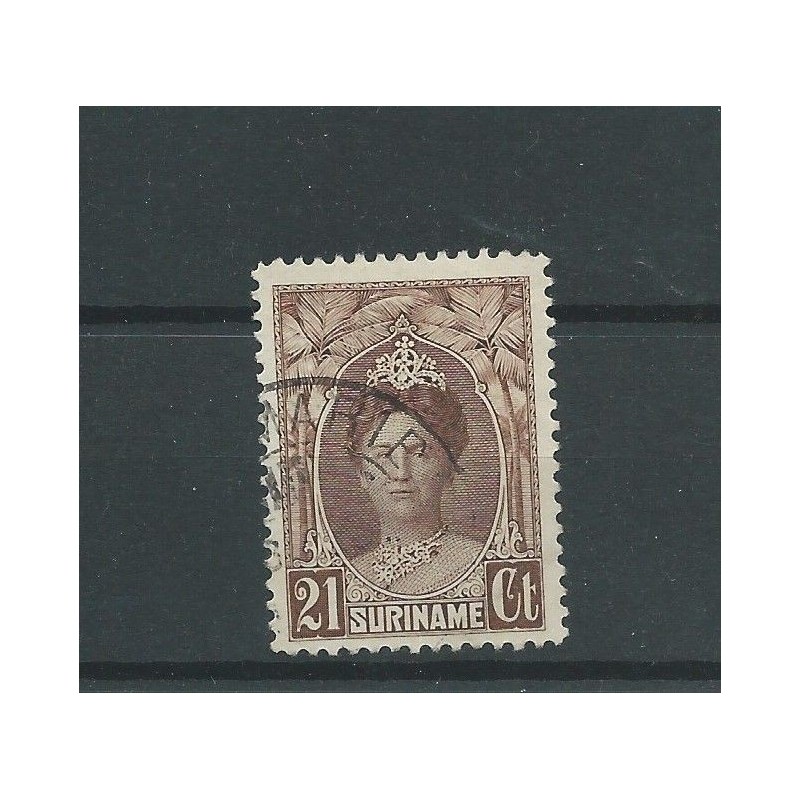 Suriname 122 Wilhelmina 21 ct VFU/gebr CV 23,5 € Suriname 122 Wilhelmina 21 ct VFU/gebr CV 23,5 €