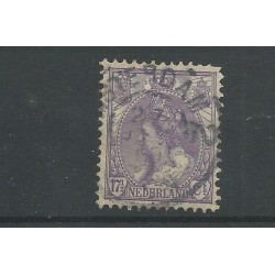 Nederland 66 met "AMSTERDAM-2 1910" grootrond VFU/gebr  CV 30+ €