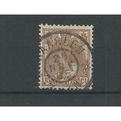 Nederland 64 met "HAARLEM 1905" grootrond VFU/gebr  CV 5+ €