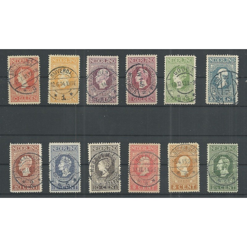 Nederland 90-101 Jubileum 1913 VFU/gebr CV 1100 € PRACHT STEMPELS !! Nederland 90-101 Jubileum 1913 VFU/gebr CV 1100 € PRACHT STEMPELS !!