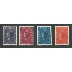 Ned. Indie  235-238  Wilhelmina  MNH/postfris  CV 7,5 €
