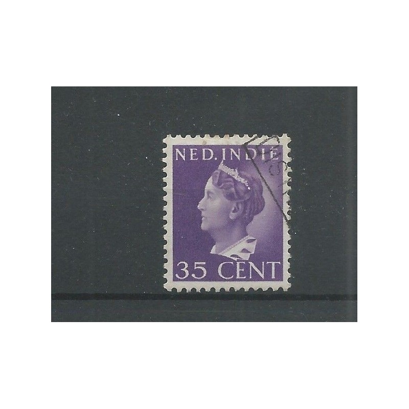Ned. Indie 280 Wilhelmina 35ct VFU/gebr CV 500 € Ned. Indie 280 Wilhelmina 35ct VFU/gebr CV 500 €
