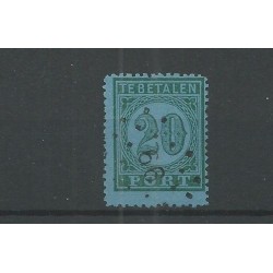 Ned. Indie P4A port met puntstempel 66  VFU/gebr  CV 30+ €