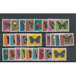 Suriname LP47-59 luchtpost  VFU &  MNH/postfris   CV 15 €