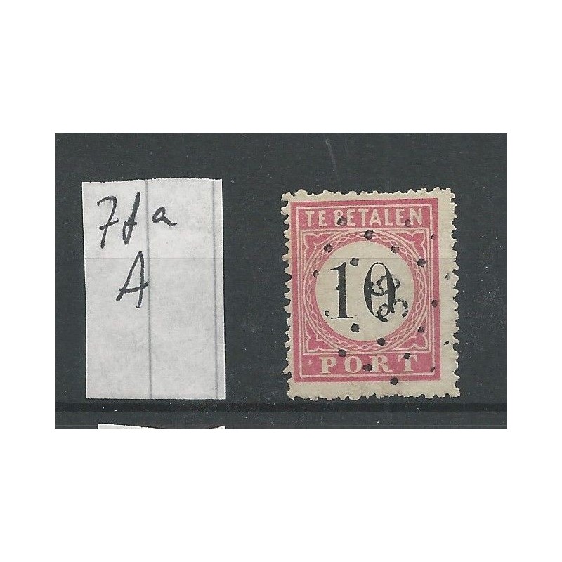 Ned. Indie P7fa-A Punt-Port VFU/gebr CV 45 € Ned. Indie P7fa-A Punt-Port VFU/gebr CV 45 €