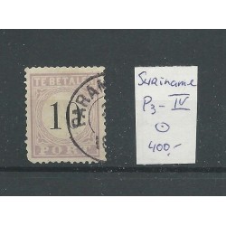 Suriname P3  Type IV  Port 1886  VFU/gebr   CV 400 €