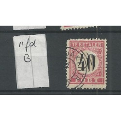 Ned. Indie P11fd-B  Doorloper  Port  VFU/gebr CV 35 €