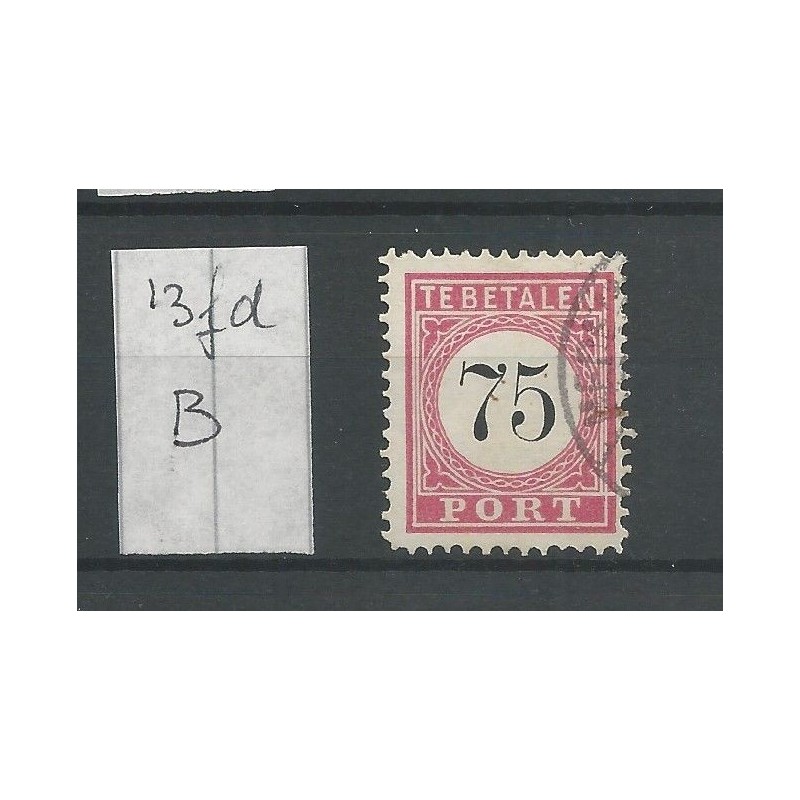 Ned. Indie P13fd-B Doorloper Port VFU/gebr CV 25 € Ned. Indie P13fd-B Doorloper Port VFU/gebr CV 25 €