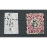 Ned. Indie P6fg-A  "vlek boven"  Port  VFU/gebr CV 35 €
