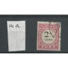 Ned. Indie P14a  "lange breuk" Port 1892   VFU/gebr CV 2,5 €