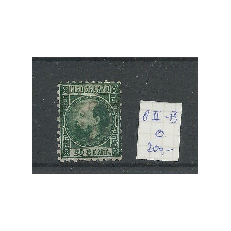 Nederland 10II-B Willem 1867 VFU/gebr CV 200 € Nederland 10II-B Willem 1867 VFU/gebr CV 200 €