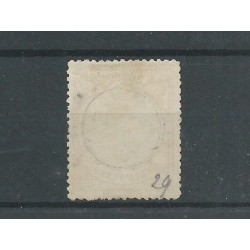 Nederland 29 Willem 1872 met puntstempel 46 VFU/gebr CV 200+ €