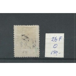 Nederland 26F Willem 1872  VFU/gebr CV 150 €
