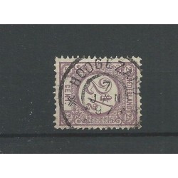 Nederland 33a Cijfer "HOOGEZAND" grootrond  VFU/gebr CV 10+ €