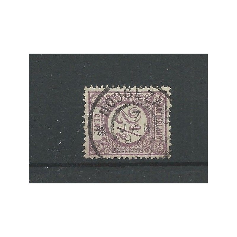Nederland 33a Cijfer "HOOGEZAND" grootrond VFU/gebr CV 10+ € Nederland 33a Cijfer "HOOGEZAND" grootrond VFU/gebr CV 10+ €