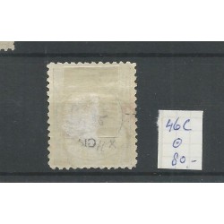Nederland 46C  Wilhelmina 1Gld VFU/gebr CV 80 €