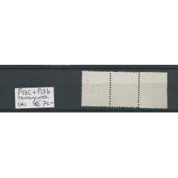 Ned. Indie  P13C/P13B paartje combitanding  MH/ongebr   CV 75€