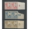 Curacao LP1-3 paartjes Luchtpost MNH/postfris CV  500 €  PRACHT !!