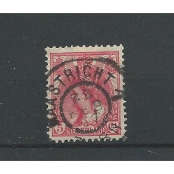 Nederland  60 met "MAASTRICHT-1" grootrond  VFU/gebr  CV 10+ €