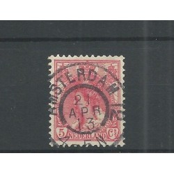 Nederland  60 met "AMSTERDAM-12" grootrond  VFU/gebr  CV 15+ €